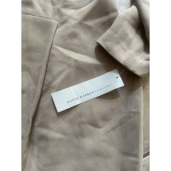 NWT Darren Warren 6 Camel Modest Lined Dress Crepe - Picture 2 of 7